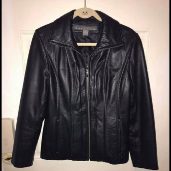 Kenneth Cole Genuine Leather Jacket - Picture 1 of 3